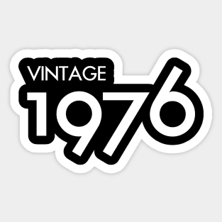 Vintage 1976 Gift 44th Birthday Party Sticker